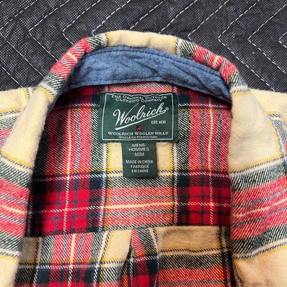 Woolrich Plaid Flannel Shirt- Medium - Picture 10 of 10